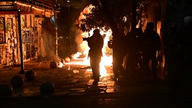 επεισόδια πορεία