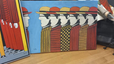 erga texnis, pinakes