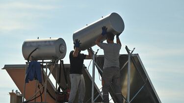 Εγκατάσταση ηλιακού θερμοσίφωνα