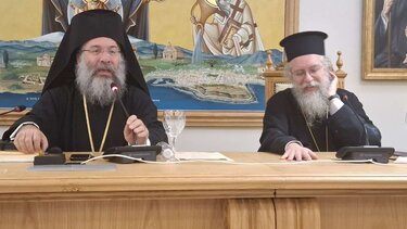 Ιερατική Σύναξη στην Ι.Μ. Ρεθύμνης και Αυλοποτάμου