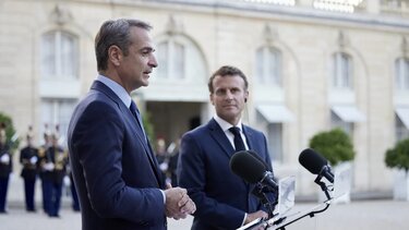 Κυριάκος Μητσοτάκης, Εμανουέλ Μακρόν