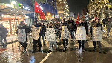 Πικετοφορία, ΚΚΕ Χανίων, ΚΝΕ Χανίων