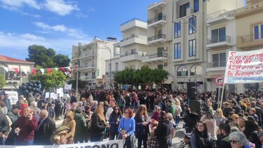 Τέμπη κινητοποίηση Άγιος Νικόλαος