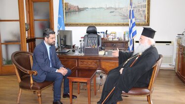 Στο Δημαρχείο Χανίων ο Αρχιεπίσκοπος Κύπρου, κ.κ. Γεώργιος