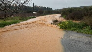 Πλημμύρα, Δρόμος, Καστέλι