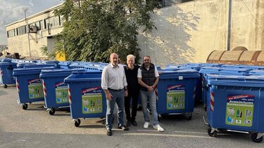 Μπλε κάδοι, Ανακύκλωση, Ηράκλειο