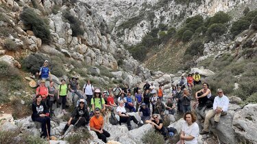 Η κοινή πεζοπορία του Ορειβατικού Συλλόγου Αγίου Νικολάου και του Φυσιολατρικού Ορειβατικού Συλλόγου Σητείας