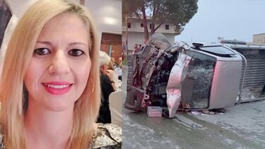 Όλγα Φραγκιαδάκη, τροχαίο