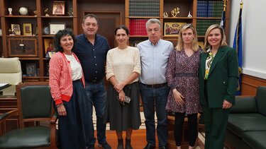  Συνάντηση Περιφερειάρχη Κρήτης με αντιπροσωπεία της Unicef Greece