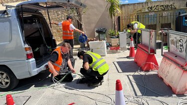 Βυθιζόμενες μπάρες, Ενετικό Λιμάνι Χανίων