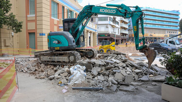 πλατεία ελευθερίας Ηράκλειο εργασίες