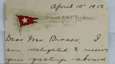 Τιτανικός, Επιστολή