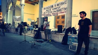 Ηράκλειο: Αντιπολεμική διαμαρτυρία μετά μουσικής 