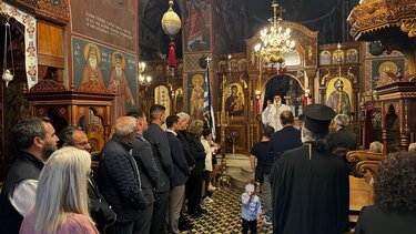 Στον εορτασμό της επετείου Ανακομιδής των Ιερών Λειψάνων του Αγίου Μύρωνος Επισκόπου Κρήτης, ο Δήμαρχος Ηρακλείου 