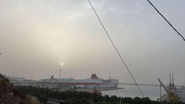 Ηρακλειο λιμάνι σκόνη 