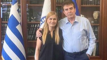 Συνάντηση της Υφυπουργού Μετανάστευσης και Ασύλου Σέβης Βολουδάκη με τον Υπουργό Προστασίας του Πολίτη Μιχάλη Χρυσοχοΐδη