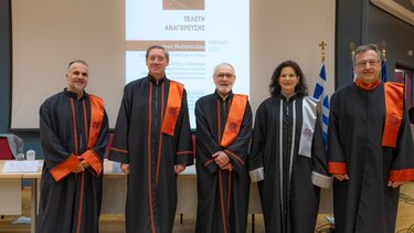 Απονομή του τίτλου του Επίτιμου Διδάκτορα του Τμήματος Επιστήμης Υπολογιστών στον κ. Ιωάννη Μυλόπουλο 