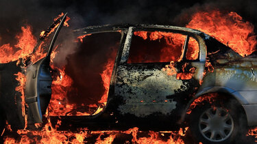 Φωτιά, Αυτοκίνητο