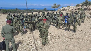 Γαύδος, Άσκηση Παρμενίων