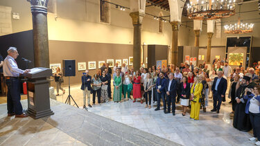 Εγκαινιάστηκε η σπουδαία έκθεση ζωγραφικής του Αριστόδημου στη Βασιλική του Αγίου Μάρκου