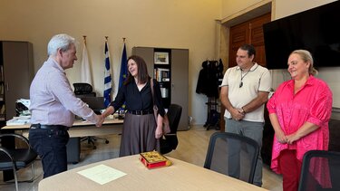 Ορκωμοσία νέας μόνιμης υπαλλήλου στο Δήμο Ηρακλείου
