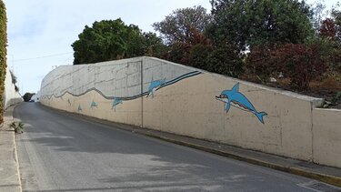 Δελφίνια εθνική οδος παράδρομος 