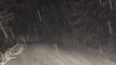 Φθιώτιδα, Χιονόπτωση