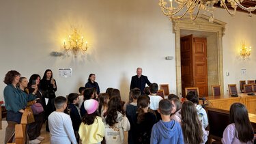 Κάλαντα στη Λότζια από τους μαθητές του 6ου και του 44ου Δημοτικού Σχολείων Ηρακλείου