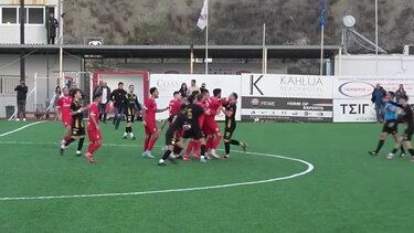 Επεισόδια και... κουτουλιά: Τι αναφέρει το φύλλο αγώνα του ντέρμπι Χερσόνησος-Εργοτέλης
