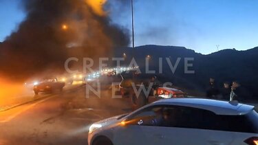 Αγία Βαρβάρα δρόμος αγρότες