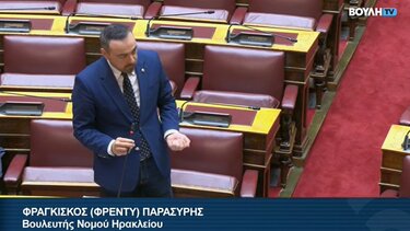 Παρασύρης αγρότες Βουλή ολομέλεια