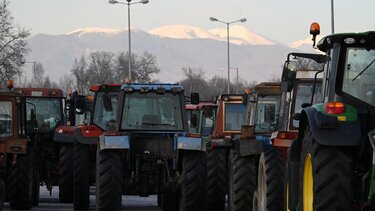Θεσσαλονίκη: Αποκλεισμένη η διέλευση οχημάτων στα Πράσινα Φανάρια - Κλειστός για μεταφορές ο Προμαχώνας