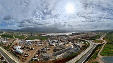 Αεροδρόμιο Καστελίου, Εργοτάξιο