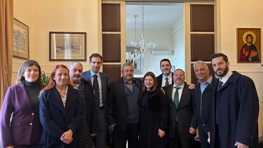 Επίσκεψη της νέας διοίκησης του Δικηγορικού Συλλόγου Χανίων στον Ν. Καλογερή