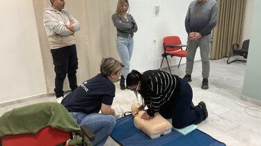 εκπαιδευτικές ενημερώσεις Πρώτων Βοηθειών 