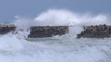 Κακοκαιρία, Λιμενοβραχίονας, Ηράκλειο