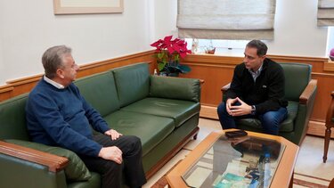 Συνάντηση Αρναουτάκη - Σενετάκη: Στο επίκεντρο έργα και μείζονα αναπτυξιακά θέματα του Ηρακλείου