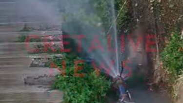 Ηράκλειο: Το νερό "τρέχει" και... χάνεται στην Φορτέτσα