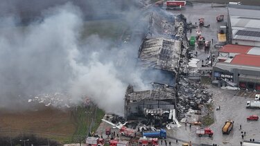 Εργοστάσιο Βιολάντα, Τρίκαλα, Πυρκαγιά