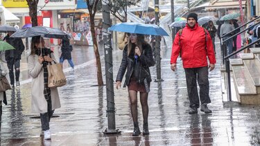 Βροχή, Ηράκλειο