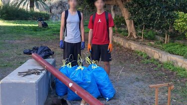 Μαθητές, Πάρκο, Καθαριότητα