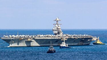 Κρήτη: Στη Σούδα το αμερικανικό αεροπλανοφόρο Gerald Ford