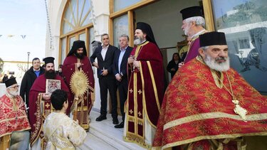 Στον εορτασμό του Πολιούχου του Κρουσώνα Αγίου Χαραλάμπους ο Περιφερειάρχης 