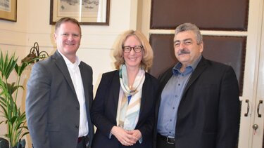 Στον Αντιπεριφερειάρχη Χανίων η Πρέσβης της Αυστρίας - Στο επίκεντρο το μεταναστευτικό στην Κρήτη