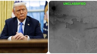 Ντόναλντ Τραμπ, Βομβαρδισμοί, Νήσος Χαργκ