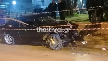 Σοκαριστικό τροχαίο στη Θεσσαλονίκη: Ανέβηκε στο πεζοδρόμιο και σκότωσε 25χρονο