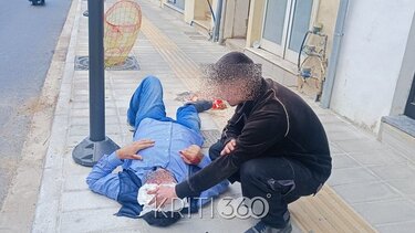 Χανιά: Σοβαρός τραυματισμός άνδρα που έπεσε σε ανοιχτή τρύπα πίσω από το Δημαρχείο