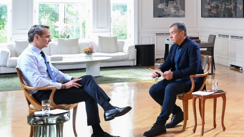 Θεοδωράκης: "Νιώθω πως ρώτησα τον Μητσοτάκη ό,τι έπρεπε να ρωτήσω"