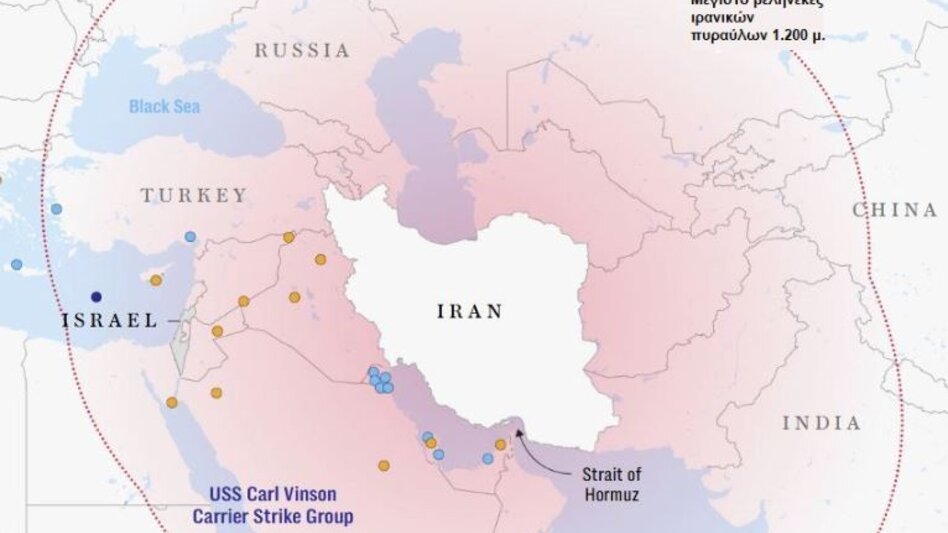 Ιράν: Πιθανοί στόχοι 40.000 Αμερικανοί στρατιώτες στη Μέση Ανατολή