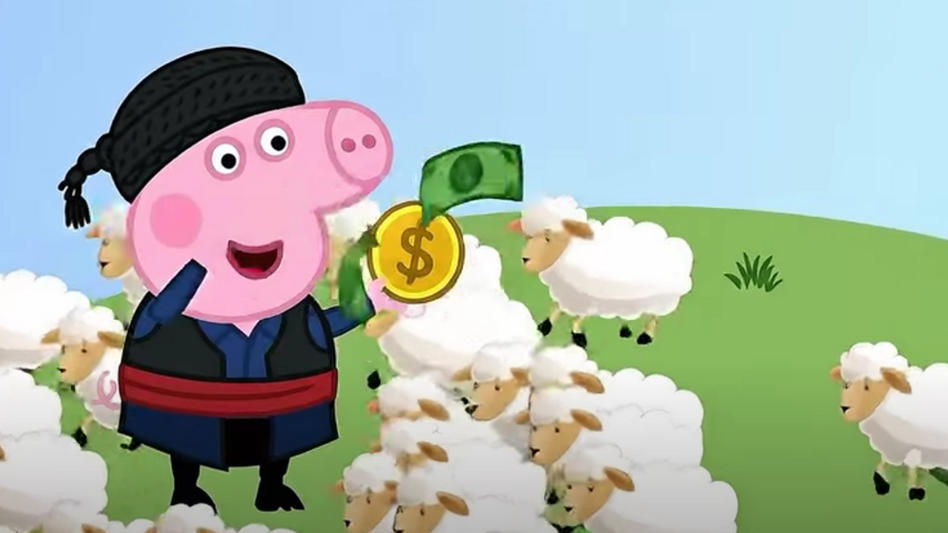 Στον ΟΠΕΚΕΠΕ και η... κρητικιά Πέππα το γουρουνάκι - Δείτε το βίντεο 